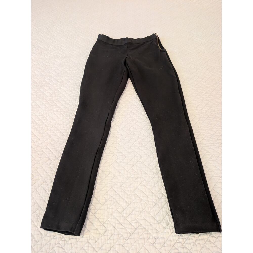 J. Crew Gigi Pant Size 2 Black Stretch (0496)
